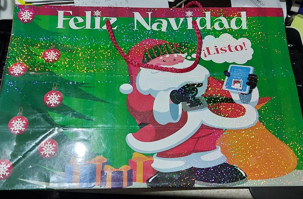 BOLSA PARA REGALO NAVIDEÑO