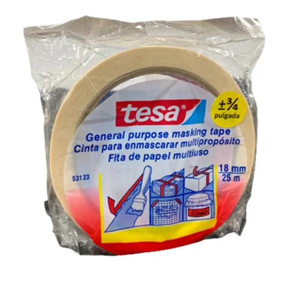 ROLLO DE MASKING TAPE 3/4 TESA