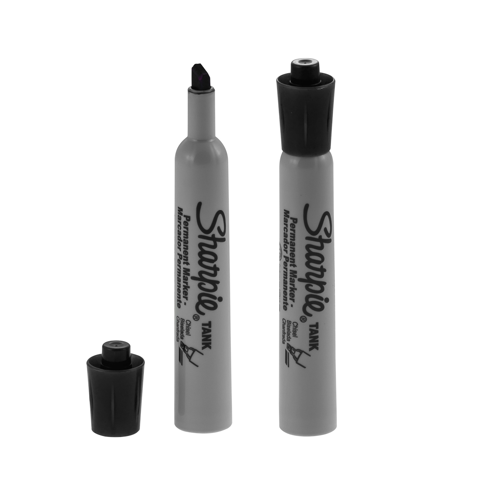 MARCADOR PERMANENTE BISELADA SHARPIE NEGRO