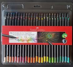 CRAYON DE MADERA FABER CASTELL SUPERSOFT 50 COL