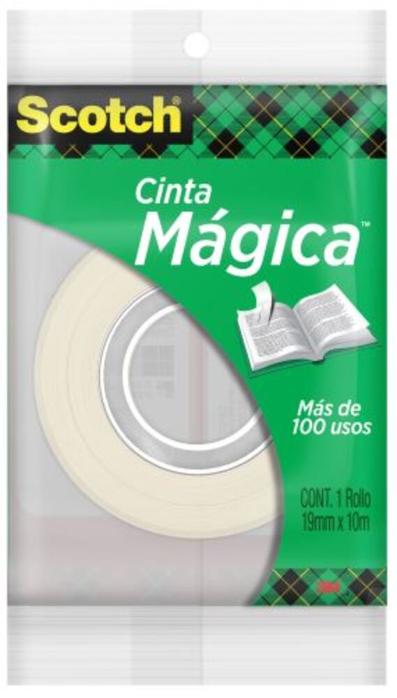 TAPE INVISIBLE MAGICA 18MM 10M SCOTCH EN BOLSA