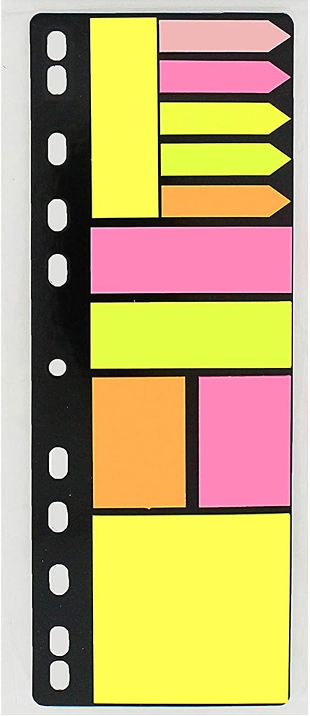 BLOCK NOTAS Y FLECHITAS COLORES 5 TAMAÑOS