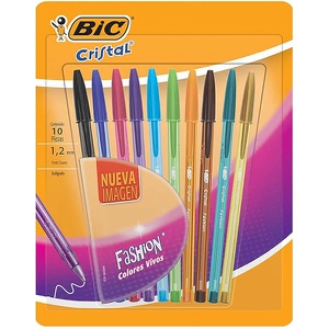 LAPICERO BIC GRUESO 10 COLORES