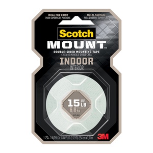 TAPE ADHESIVA SCOTCH MOUNTING INTERIORES 1 x 55