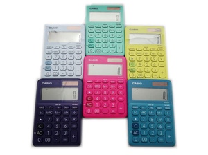 CALCULADORA CASIO MS20 12 DIGITOS COLORES