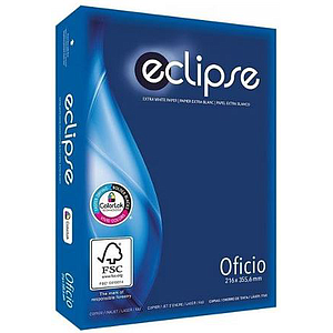 RESMA HOJAS OFICIO 75gr ECLIPSE 500h