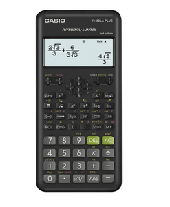 CALCULADORA CIENTIFICA CASIO FX-82LA PLUS-2-BK 252 FUNC