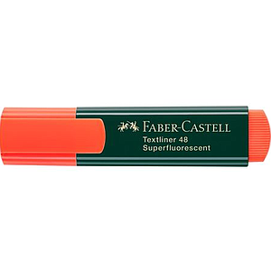 MARCADOR RESALTADOR FABER CASTELL TEXTILINER 48-15 NARANJA