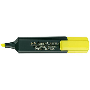 MARCADOR RESALTADOR FABER CASTELL TEXTLINER 48-07 AMARILLO