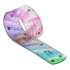 REGLA FLEXIBLE ARCOIRIS 30 CM